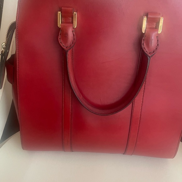 Burberry Red Handbag/Tote - Picture 6 of 8